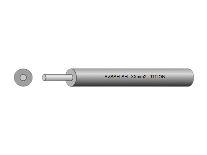 AESSX-SH Multi-core Braid Shielded Signal Transmission Cable for Automobile